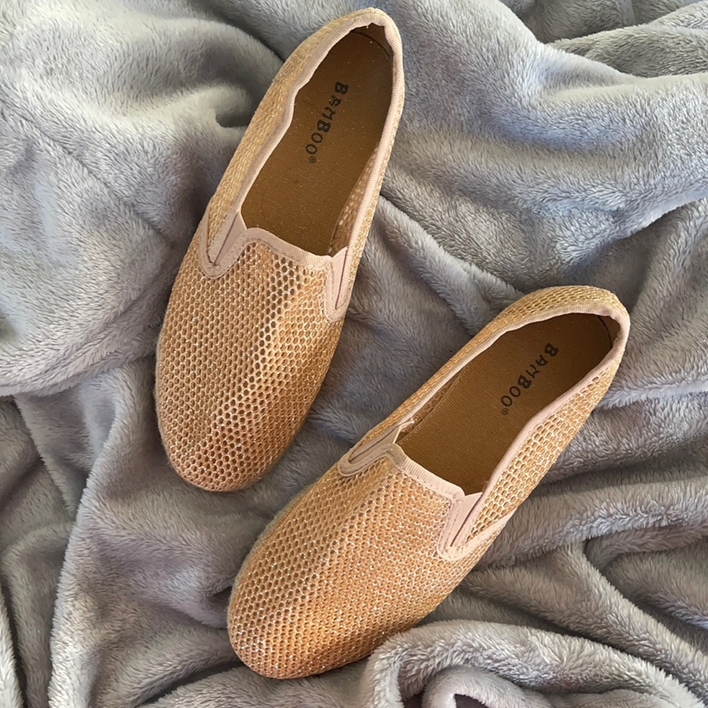 Rose Gold Espadrilles